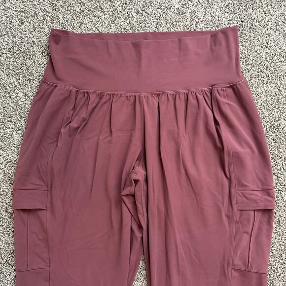 Athleta mauve pink Salutation cargo jogger pants size 1X - Picture 3 of 11